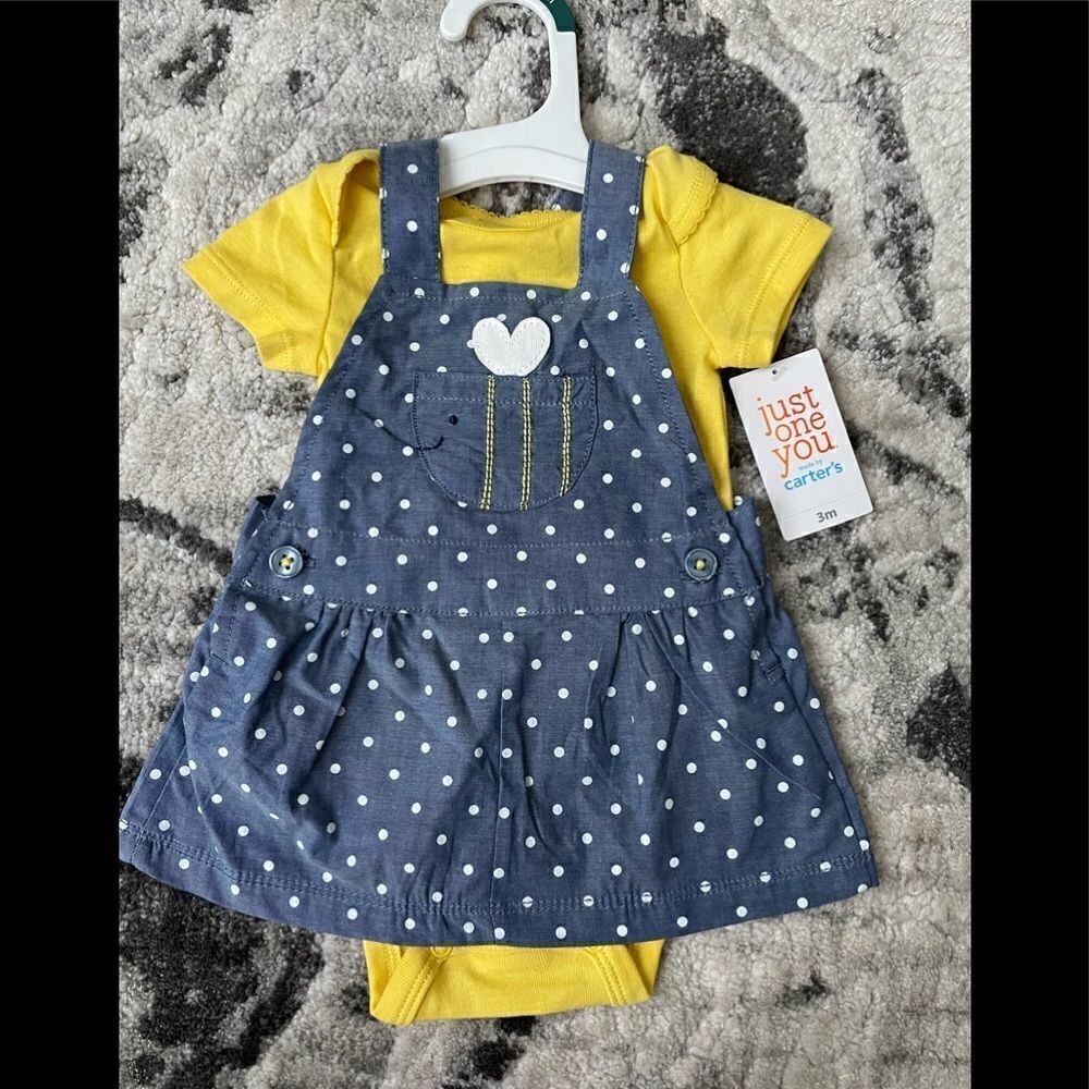 CARTERS NWT Carters Baby Girls Skirt Set - Picture 2 of 7